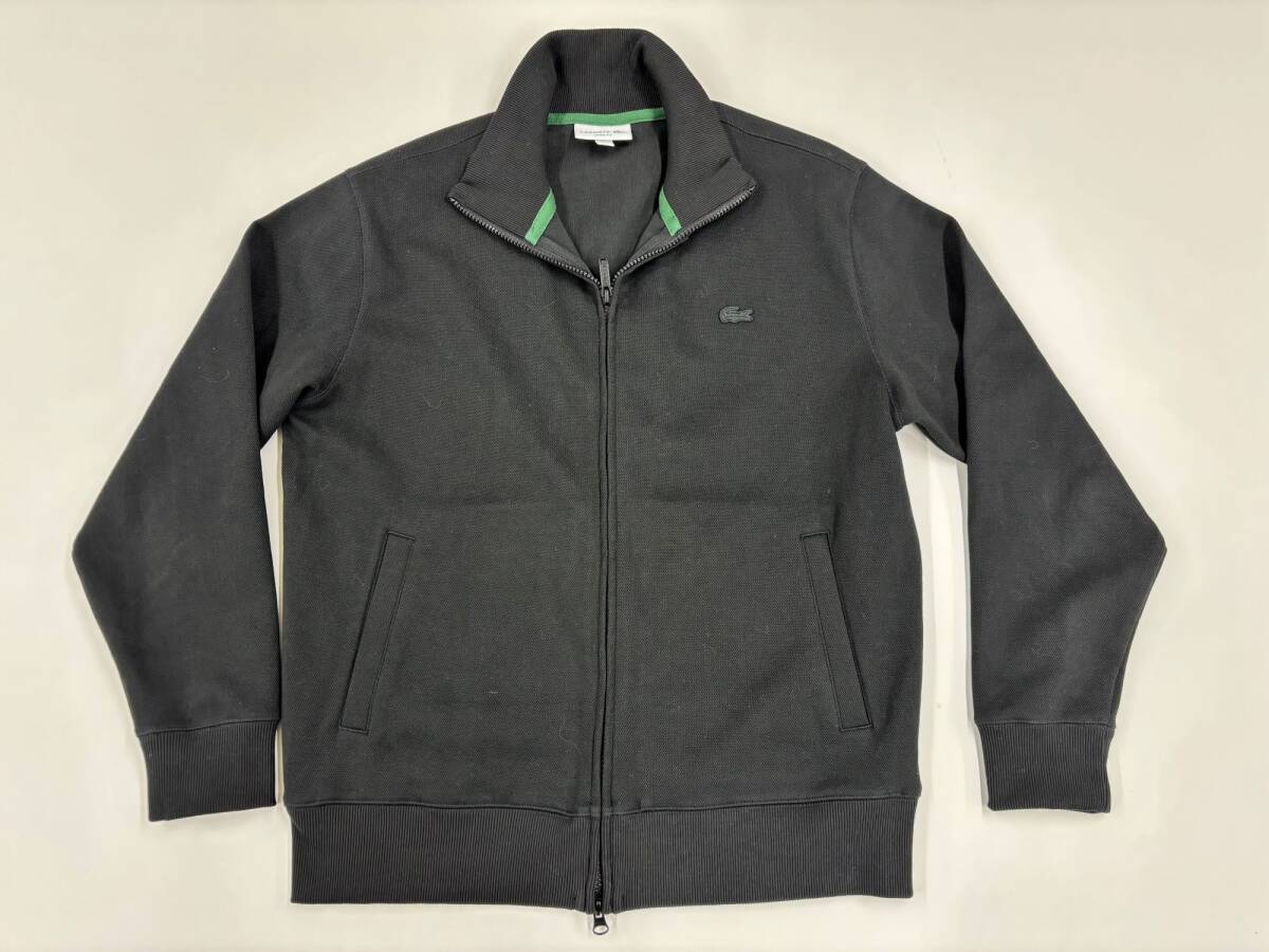 Lacoste (ラコステ) メンズ 鹿の子ジップニット 3-S サイズ (通常Mサイズ相当)中古 試着1度 外出無し 美品 正規品 新品上代¥24,200-拍卖