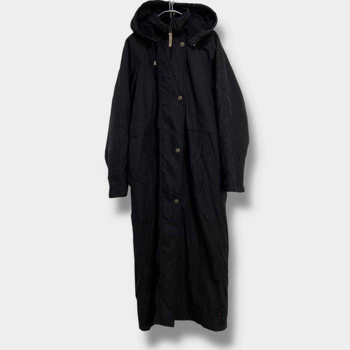 送料無料☆90s☆Woolrich☆ウールリッチ☆中綿入りマウンテンコート☆ロング丈☆黒☆レディースS☆B25M拍卖