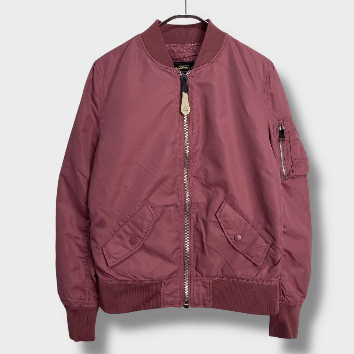 送料無料☆アルファインダストリーズ☆MA-1☆フライトジャケット☆ミリタリー☆ピンク☆レディースXS☆B25M拍卖