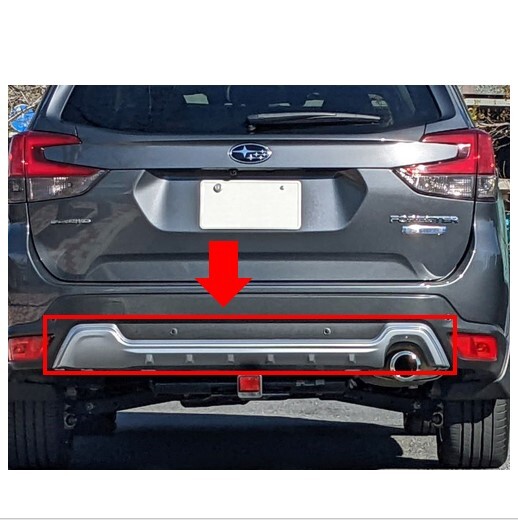 ◆新品 未使用 純正部品 スバル フォレスター D型 アドバンス リヤバンパーガード アンダーカバー リヤ SUBARU カスタム ドレスアップ◆拍卖