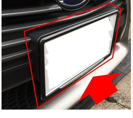 ★新品 未使用 純正部品 レクサス IS300h 3代目 AVE30 GS F用ナンバーフレーム フロント リヤセット ソニックチタニウム 在庫限り 希少★拍卖