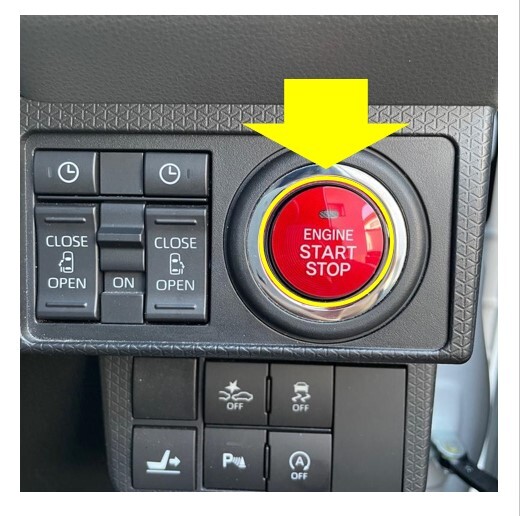 ◆新品 未使用 純正部品 ダイハツ スタートボタン カバー レッド タント カスタム キャスト スポーツ ハイゼット トラック DAIHATSU◆拍卖