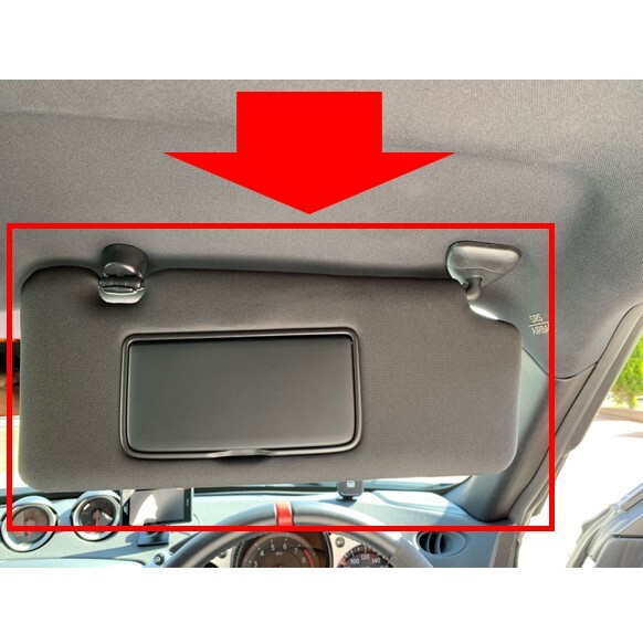 ☆新品 未使用 純正部品 日産 フェアレディZ Z34 サンバイザー RH 運転席側 ドライバ-席 日よけ リフレッシュ 固定不良 視界 レア★拍卖