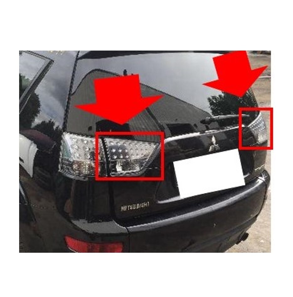 ★新品 未使用 純正部品 三菱 アウトランダー ダミーテールランプ CW5W 前期 左右セット カスタム LED化 ドレスアップ 希少 レア★拍卖