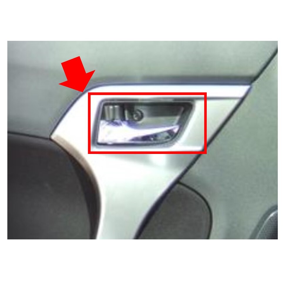 ★新品 未使用 純正部品 ダイハツ DAIHATSU コペン COPEN LA400K ローブ セロ メッキ インナー ハンドル 左右 セット ブラック 流用★拍卖