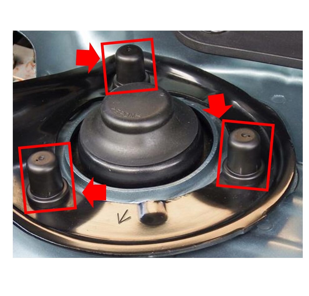 ★新品 未使用 純正部品 三菱 アウトランダー CW5W フロント サスペンション ストラット キャップ 取付ボルト おしゃれ 左右セット レア★拍卖