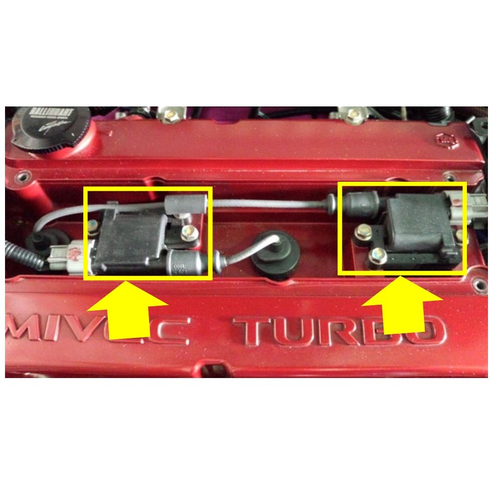 ★新品 未使用 純正部品 三菱 ランサーエボリューション 4 5 6 7 8 CN9A CP9A CT9A イグニッションコイル セット リフレッシュ 希少 レア★拍卖