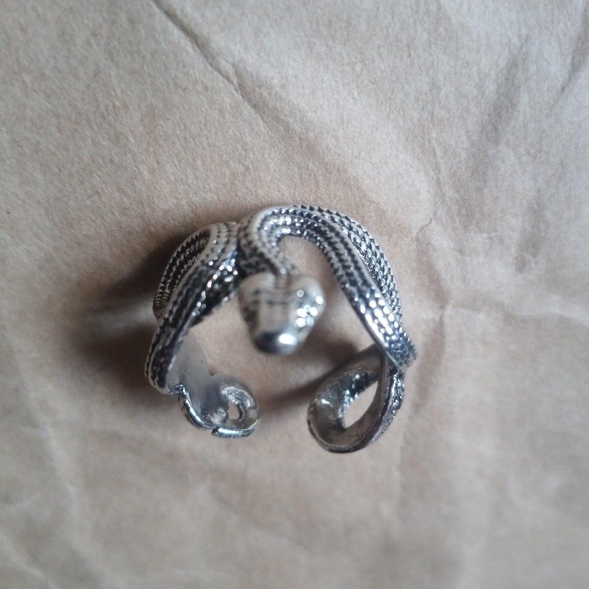 ヘビ 蛇 スネーク 巻 指輪 リング拍卖