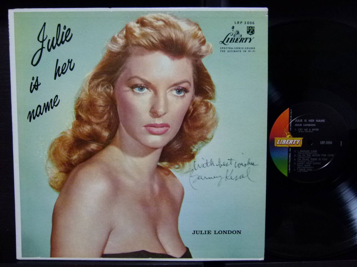 ■激レア■美盤深溝■JULIE LONDON■JULIE IS HER NAME■バーニーケッセル」のサイン入り拍卖