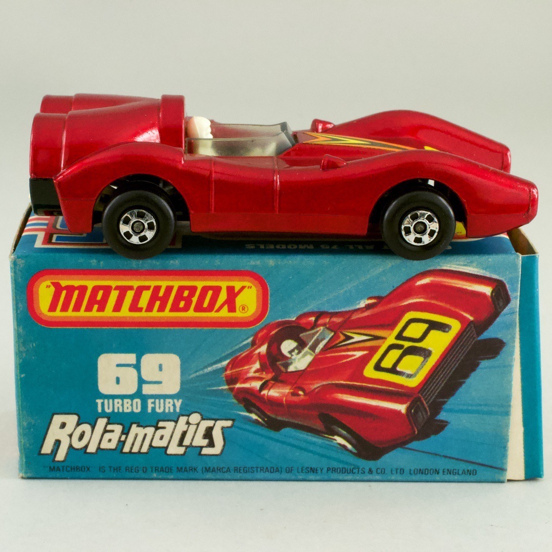 イギリス マッチボックス(matchbox) Rola matics turbo fury 1973 new 69拍卖