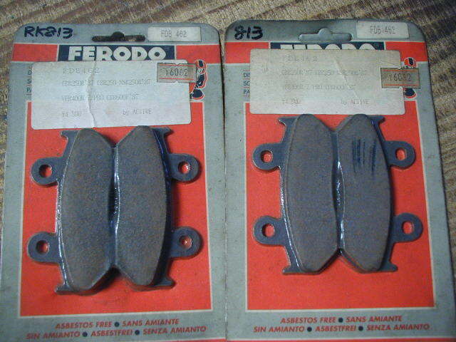 52577★CBR250R/NSR250R/VFR400R★未使用・フロントブレーキパッド(FDB462)拍卖