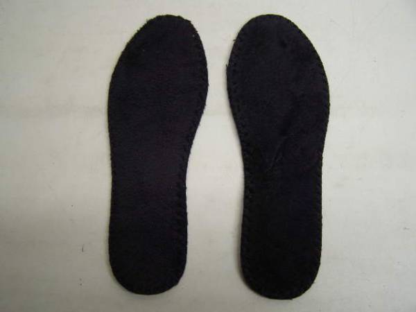 ふわふわ!インソール!保温!消臭!洗える中敷!24~24.5cm(黒)拍卖