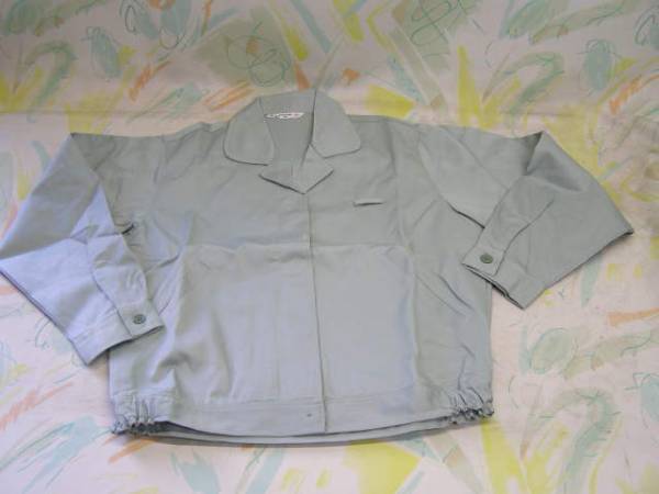 作業着!上着!ジャンバー!長袖!LL(緑) 拍卖