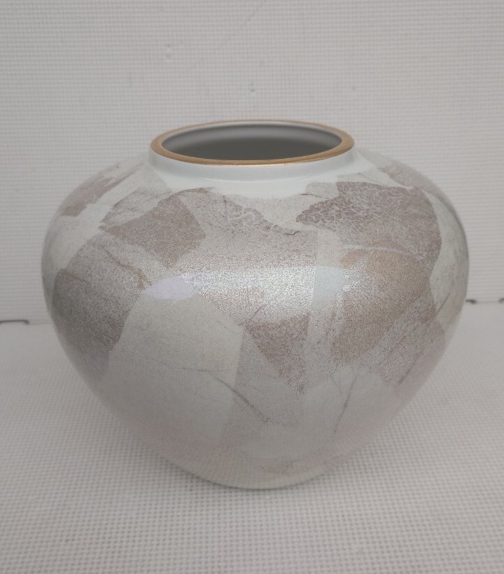 九谷焼 竹凰窯 花器 花瓶 壺 壷 ツボ 置物 フラワーベース インテリア 花入 コレクション拍卖