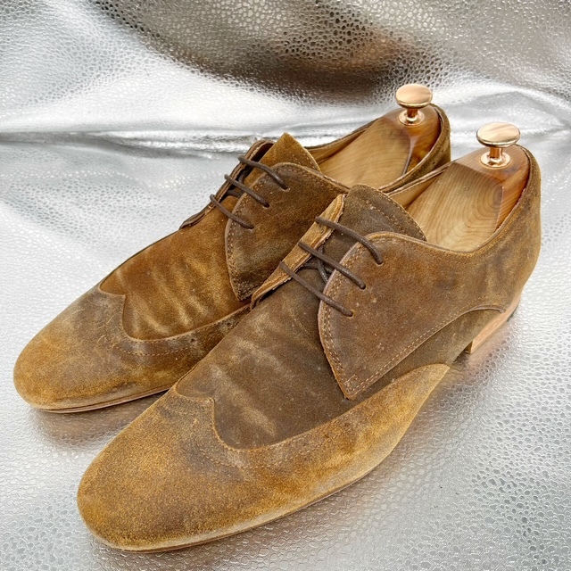 ★ZARA MAN★プレーン/42 26.0/カジュアルシューズ/ビジネスシューズ/ブラウン/茶拍卖