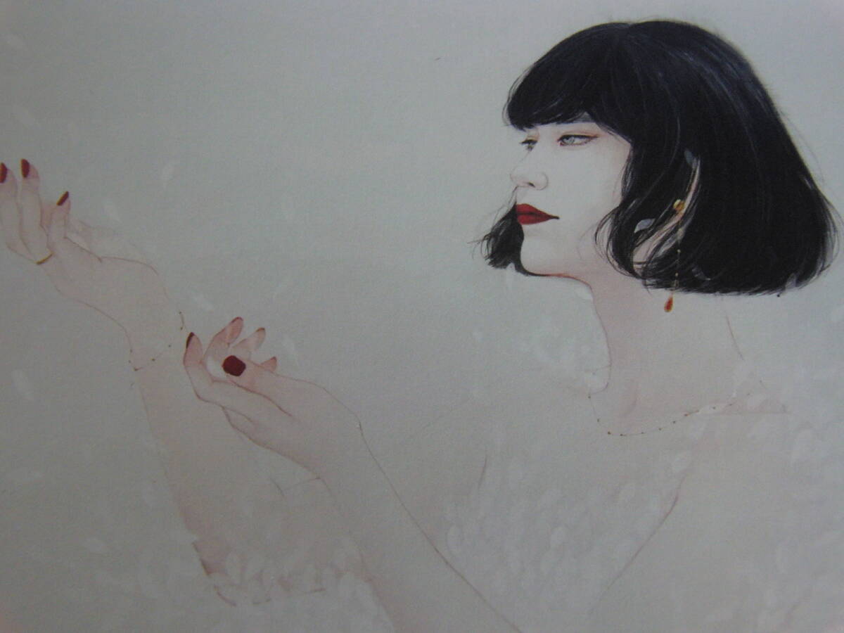 丁子紅子、「終い。」、厳選、希少画集・額装画、人気作品、新品高級額 額装付、状態良好、美人拍卖