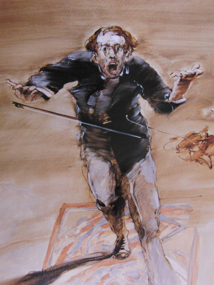 クロード・ワイズバッシュ、「コンサート」、厳選、希少画集・額装画、人気作品、新品高級額 額装付、状態良好、送料無料拍卖