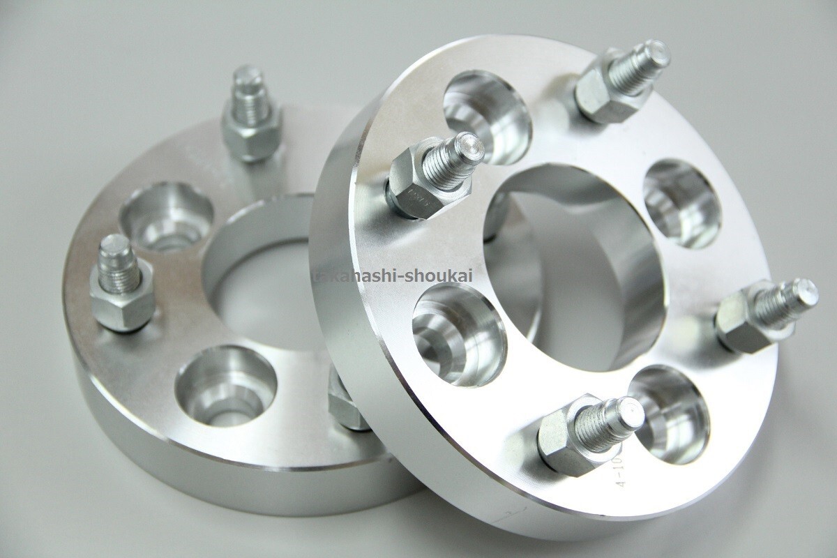 新品 PCD変換 ワイドトレッドスペーサー 4穴 108(車両側) →4穴 100(ホイール側) 厚さ:25.4mm【ねじサイズM12-1.5・内径73mm】拍卖