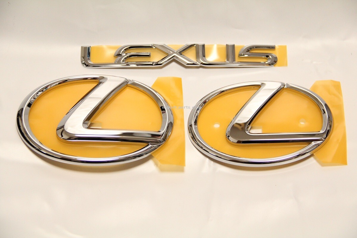 純正レクサスエンブレム 3点セット 200系 ハイエース ワイドボディ車拍卖
