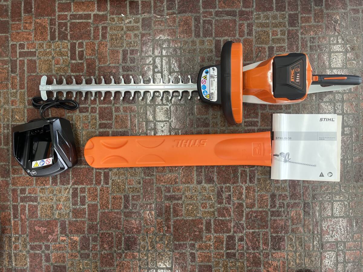 STIHL スチール HSA56 充電式 ヘッジトリマ 未使用 バリカン バッテリー 充電器付き拍卖