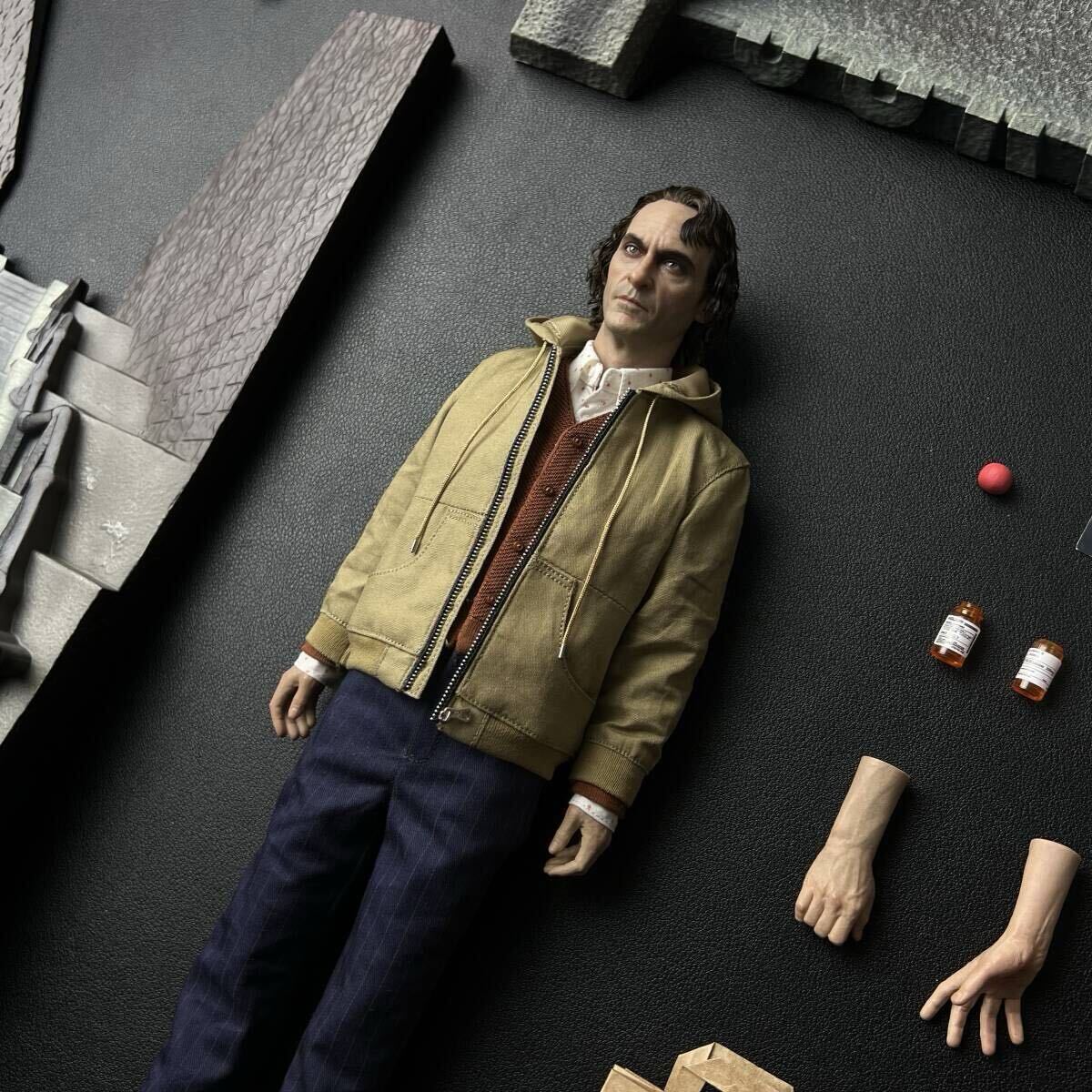 INART 1/6 ジョーカー (2019) プレミアム.Ver アーサー フレック & ジオラマセット Joker Batman バットマン ホアキン フェニックス拍卖