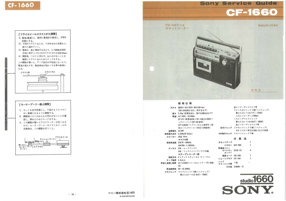 即決★送料込★BCL★希少ベリカード★WRUL放送+おまけ★ソニー★SONY★studio1660★ラジオカセットコーダー★CF-1660サービスガイド付拍卖