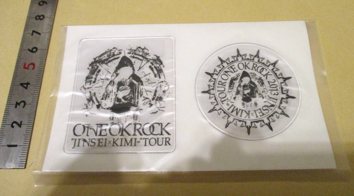 ONE OK ROCK 2013”JINSEI×KIMI”=TOURステッカー【新品・未開封】ワンオク/グッズ拍卖