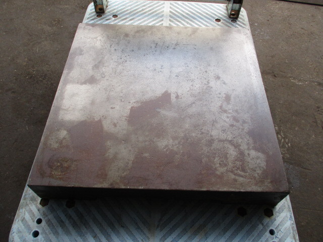 鉄定盤 定盤 作業台 W:500 × D:500 × H:75 mm拍卖