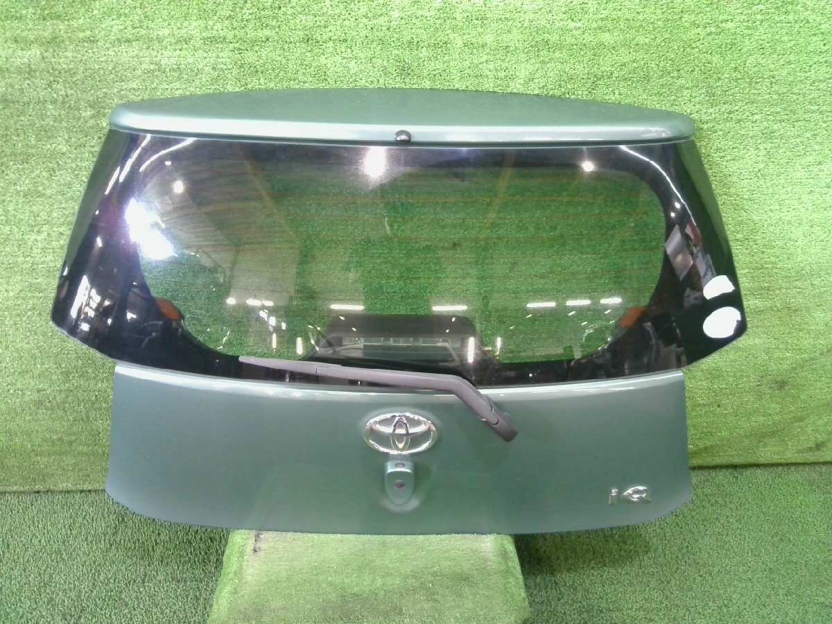 【キレイ/洗車傷程度】 iQ DBA-KGJ10 バックドア リア テールゲート ASSY 100G 1KR-FE 6V5 H20年 緑 グリーン 67005-74010拍卖