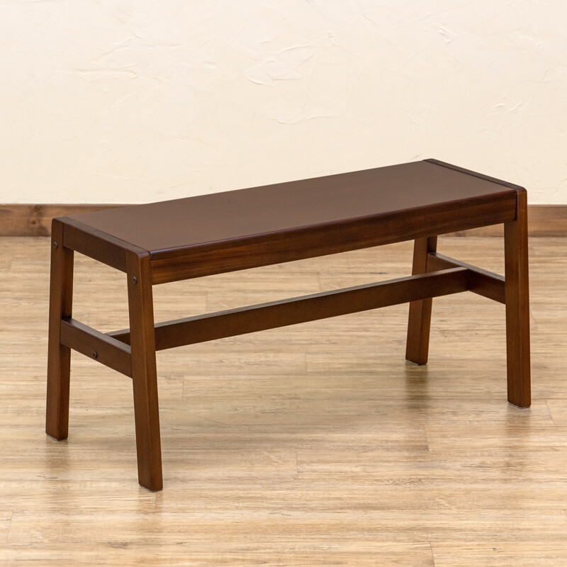 板座面ダイニングベンチ85cm幅 saka-itj02-DBRダークブラウン拍卖