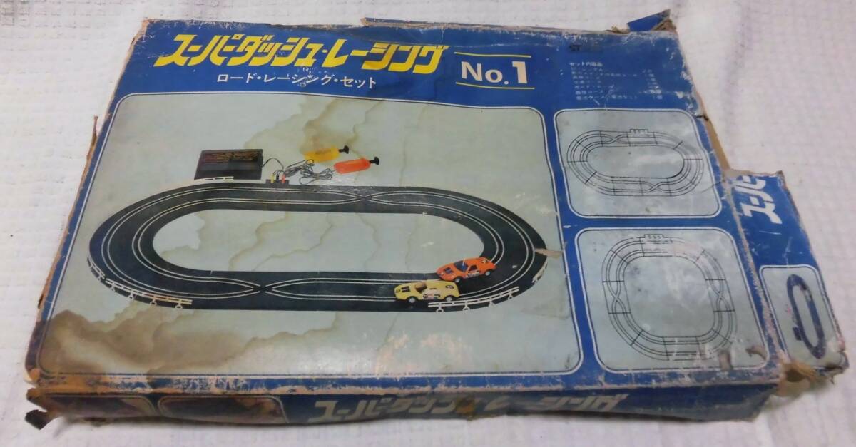 ★レトロ☆BOADGAME★珍品「スパーダッシュ・レーシング ロードレーシングセット」現状渡し 昭和レトロ ビンテージ 当時物拍卖