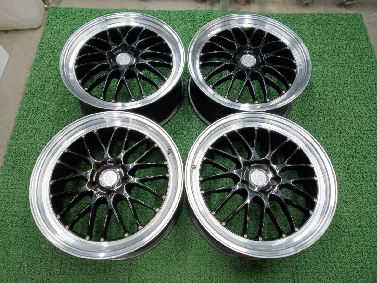 ★希少品★ Lehrmeister BRUNELLO 19×8J +50 5H-114.3 4本セット CX-5・RX-8・フーガ等拍卖