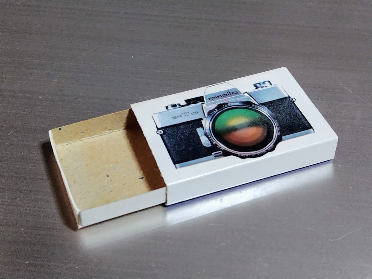■ ミノルタ 広告マッチ箱(箱のみ) SR-T 101拍卖