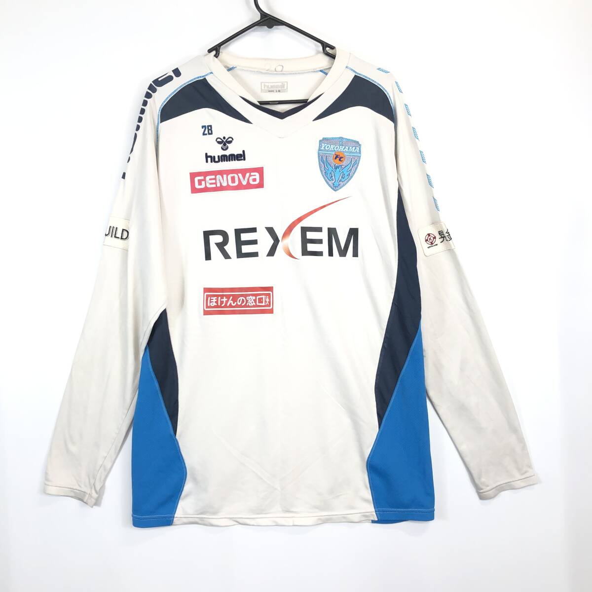 選手支給品 ヒュンメル hummel 横浜FC 長袖プラクティスシャツ L-Oサイズ H-AP7002 日本製 #24拍卖