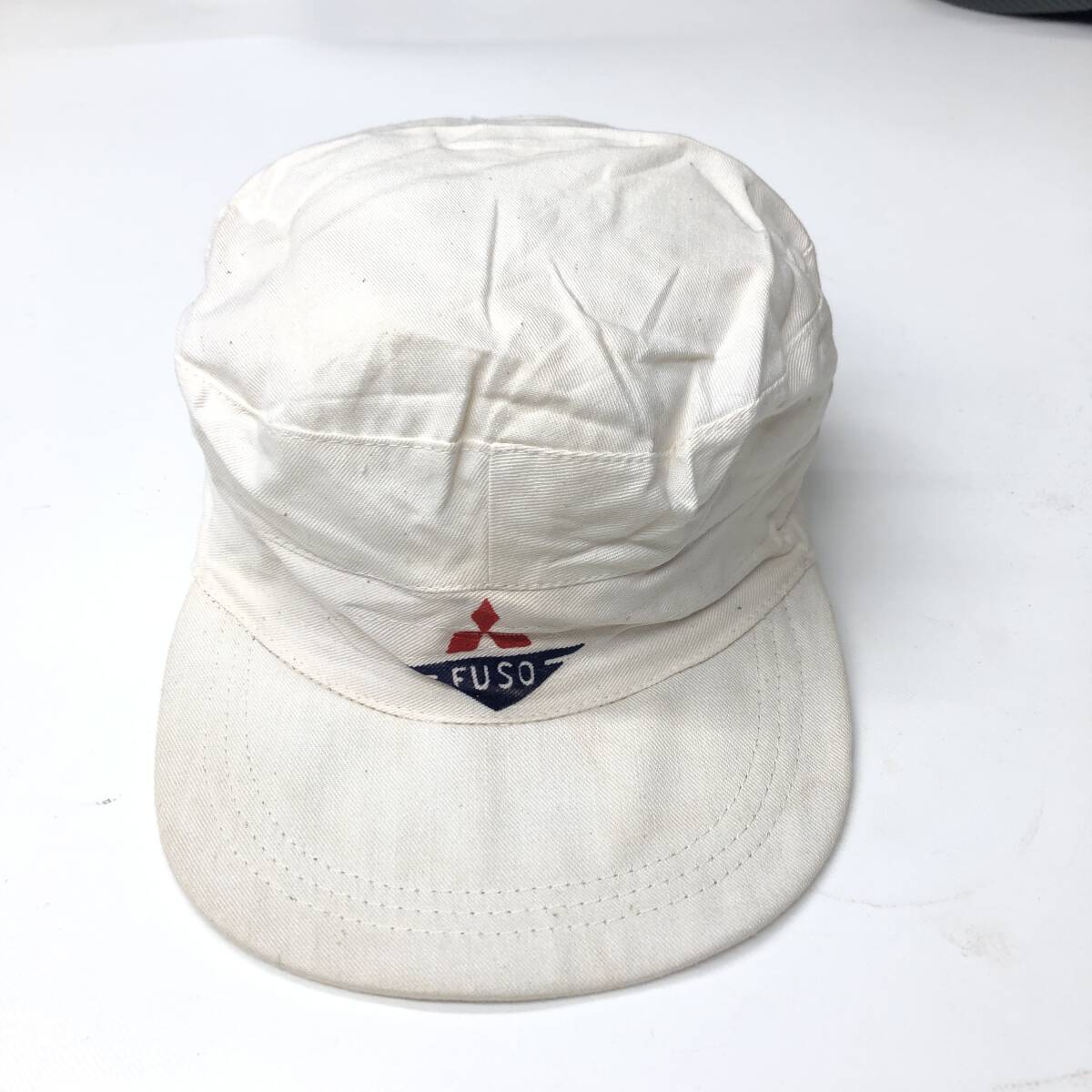 60-70s 三菱ふそう FUSO メカニックキャップ ホワイト拍卖