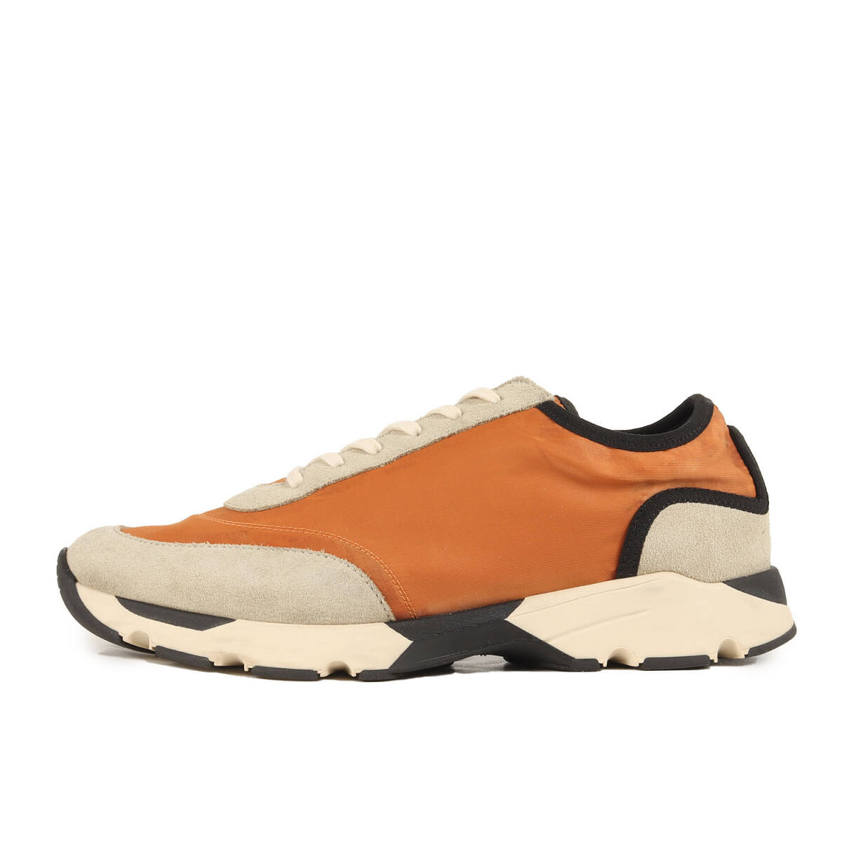 MARNI マルニ スニーカー サイズ:39(24cm相当) / スウェード ナイロン コンビ スニーカー / オレンジ サンド / ローカット イタリア製拍卖