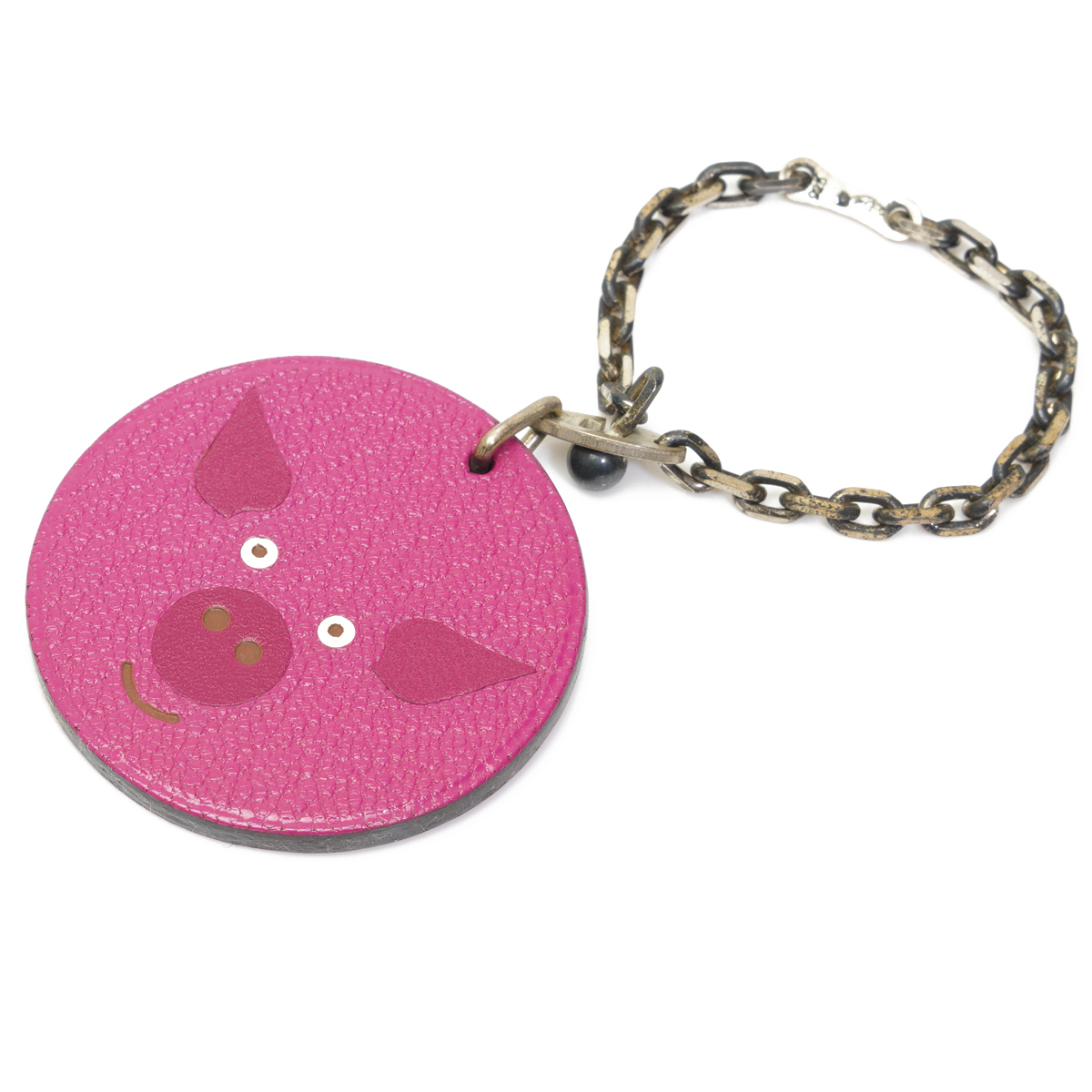 エルメス チャーム キーリング 豚 ブタ キーホルダー HERMES 3拍卖