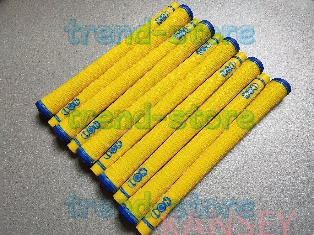 10 ピース/セット no1 黄色と青ゴルフグリップYELLOW AND BLUE拍卖