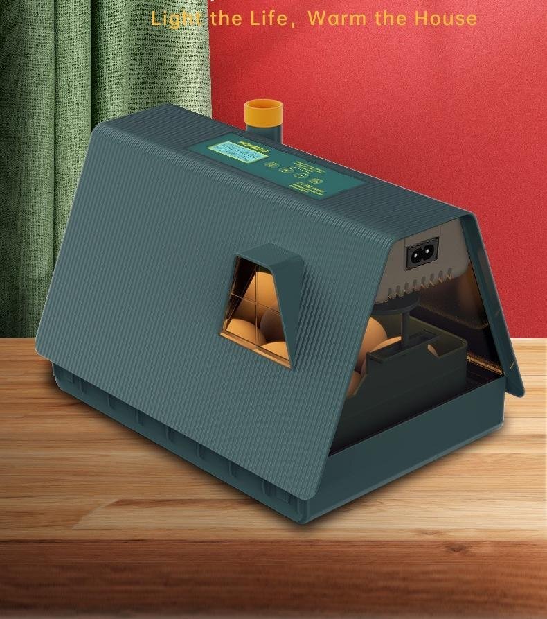 10 卵孵化器、全自動卵孵化器、家庭用スマート孵化器、透明な窓、自動回転システムと温度制御付き、孵化卵鶏アヒルガチョウ鳩用拍卖