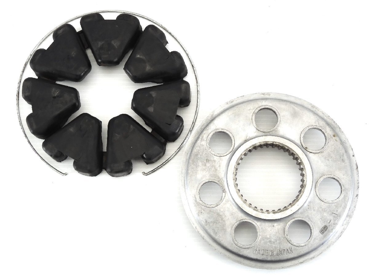 60【評価A】 Z750スペクター 当時物 実動 純正 DK リア ホイール ハブ & ゴム ダンパー拍卖