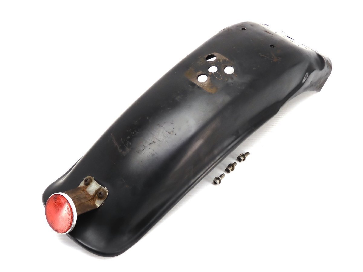 100【評価A】 Z650 KZ650 ザッパー 旧車 当時物 実動 純正 リア フェンダー 後 泥除け 反射板 付き拍卖