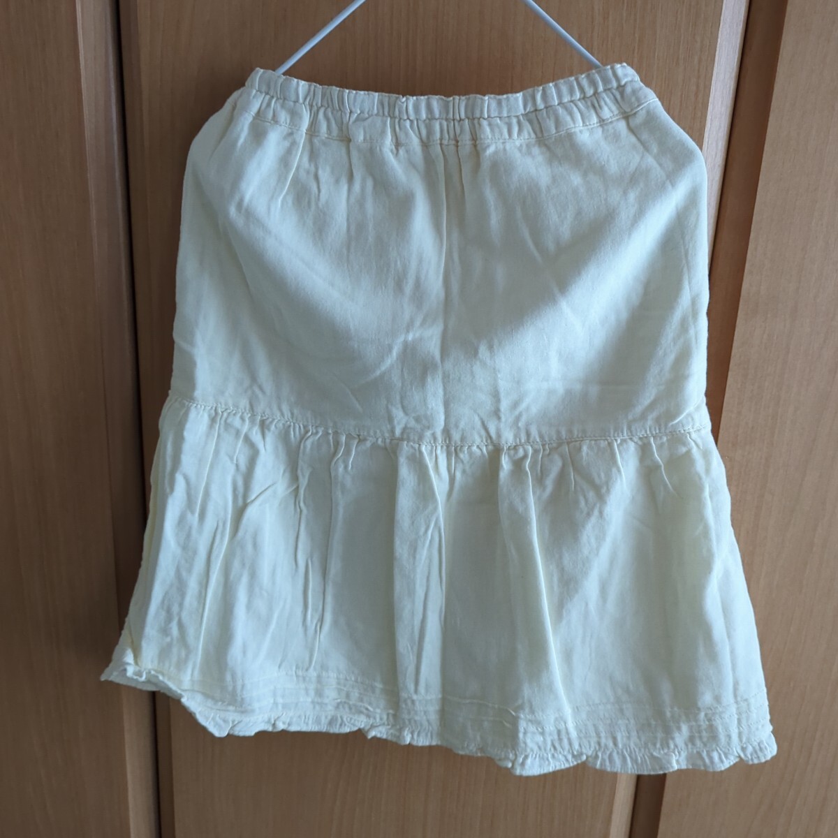 女の子 スカート ウェストゴム 140センチ タグ無し未使用品拍卖
