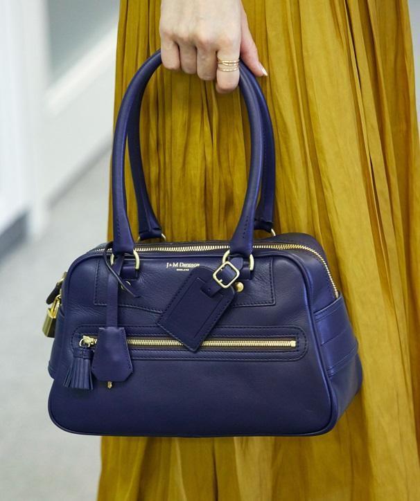 極美品 J&M DAVIDSON(ジェイアンドエムデヴィッドソン) MINI VIVI カーフ・ミニボストン Deuxieme Classe拍卖