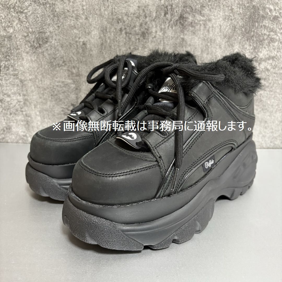 2018AW BUFFALO×JUNYA WATANABE COMME des GARCONS バッファロー×ジュンヤ ワタナベ コムデギャルソン☆ファー 厚底 スニーカー/23.5㎝拍卖