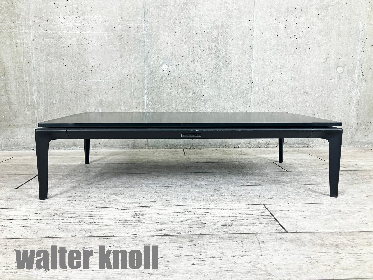 walter knoll / ウォルターノル■JAAN / ジャアン ローテーブル■EOOS/イーオス■ブラックガラス拍卖