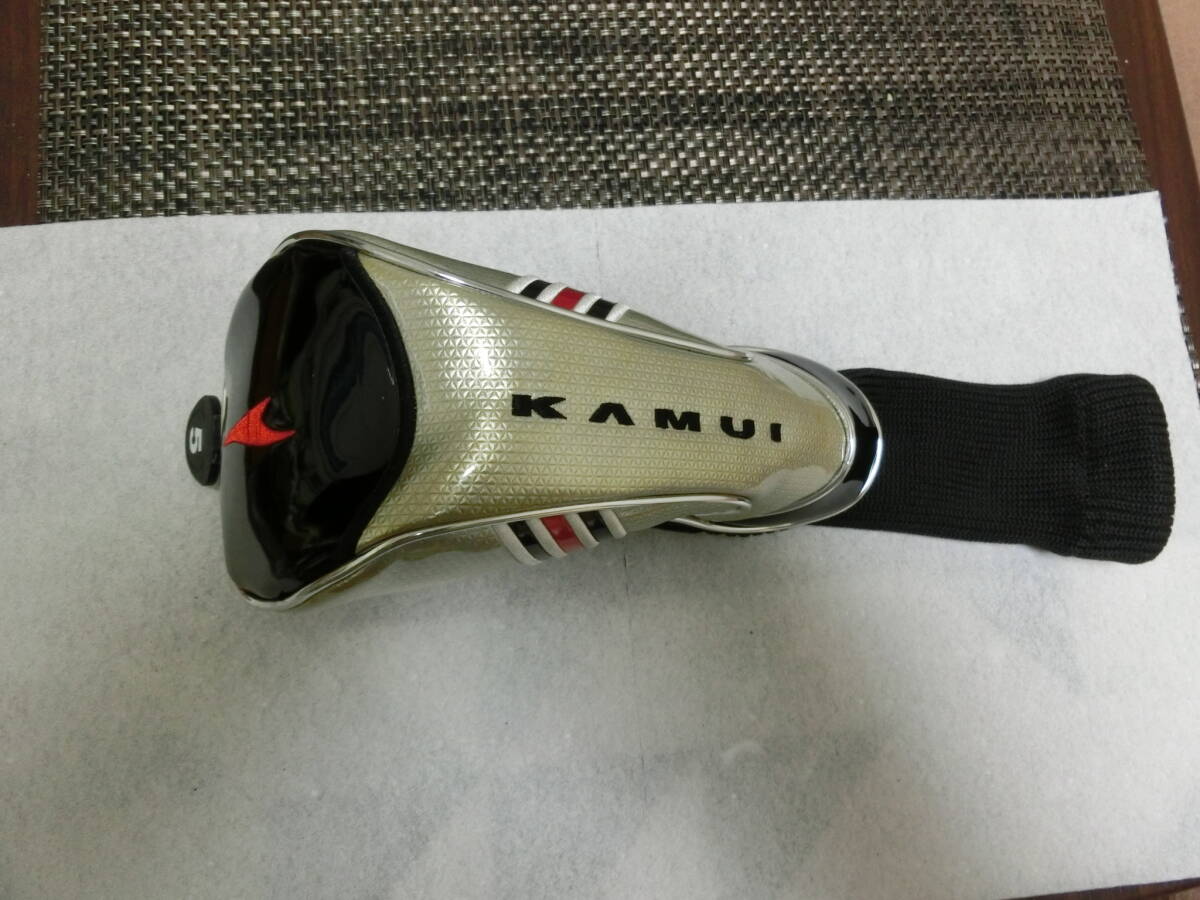 ★☆KAMUI/カムイ/ヘッドカバー/FW用/黒X銀X赤/良好☆★H18拍卖