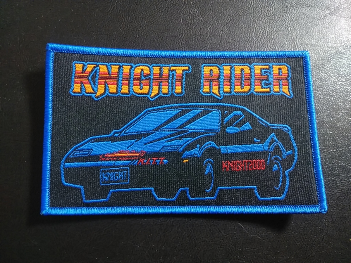 KNIGHT RIDER 刺繍パッチ ワッペン k.i.t.t. knight2000 ナイトライダー / マイケル・ナイト Michael Knight David Hasselhoff拍卖