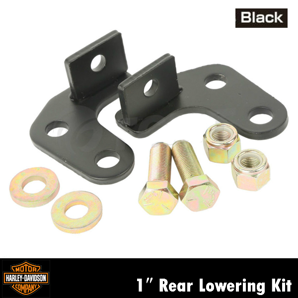 ハーレー 即納可!リア ロワリングキット 1インチ ローダウンキット ブラック 2005-2014 スポーツスター XL883 XL1200 黒 ロードスター /041拍卖