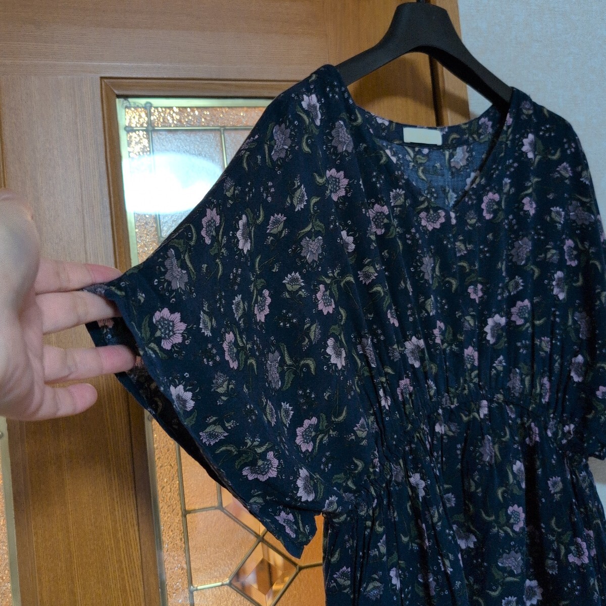 ワンピース アースミュージック&エコロジー フリーサイズ 花柄拍卖