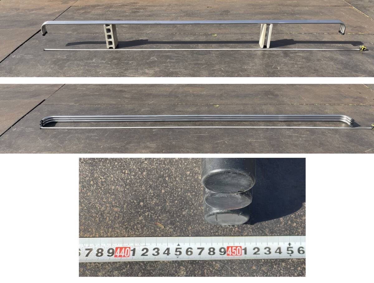 丸パイプ★4510mm★3本★ステンレス製★π数34mm★Φ34★サイドバンパー用★サイドガード用★即決★デコトラ★34ま30C3P拍卖